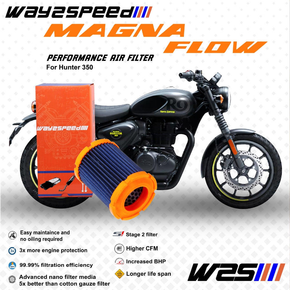 Hunter 350 Performance Air Filter | Way2Speed (W2S ) Magna Flow