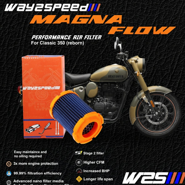 Royal Enfield Classic 350 Air filter | Way2speed ( W2S ) Magna Flow