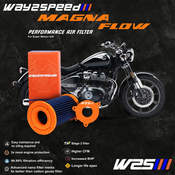 Royal Enfield Super meteor 650 Performance Air Filter | Way2Speed Magna Flow