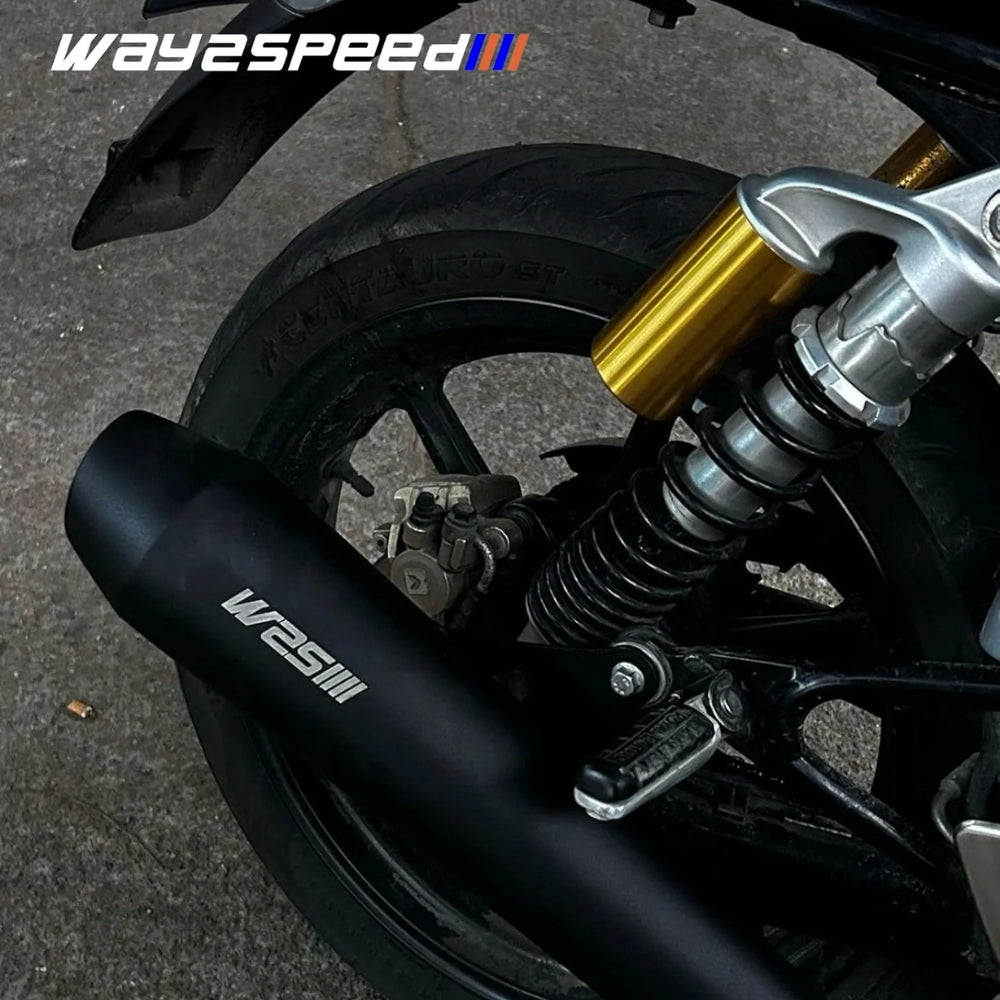 Way2speed Phantom Exhaust For Continental GT 650| Interceptor 650 | Matte Black