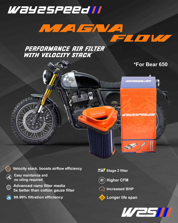 High-Performance Air Filter for Royal Enfield Bear 650 | Way2Speed Magna Flow